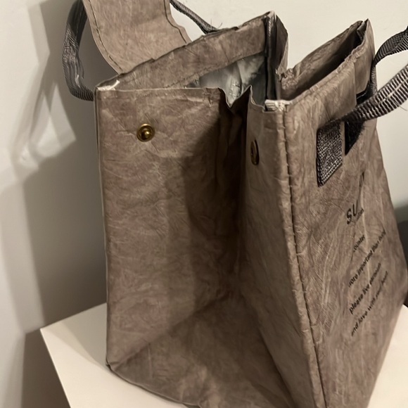 New Unisex Paper-bag Lunch Bag Insulated Lightweight Bag for Work/School - Picture 7 of 7